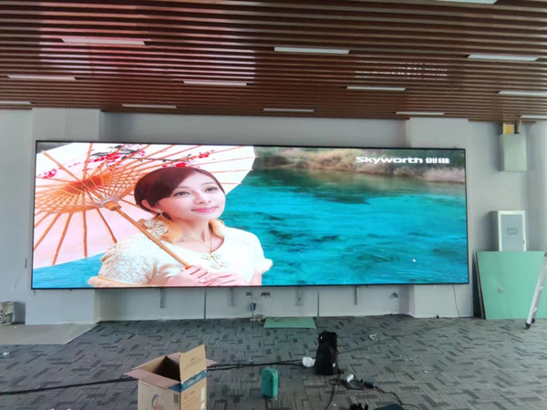 哈尔滨P1.53led小间距屏安装案例